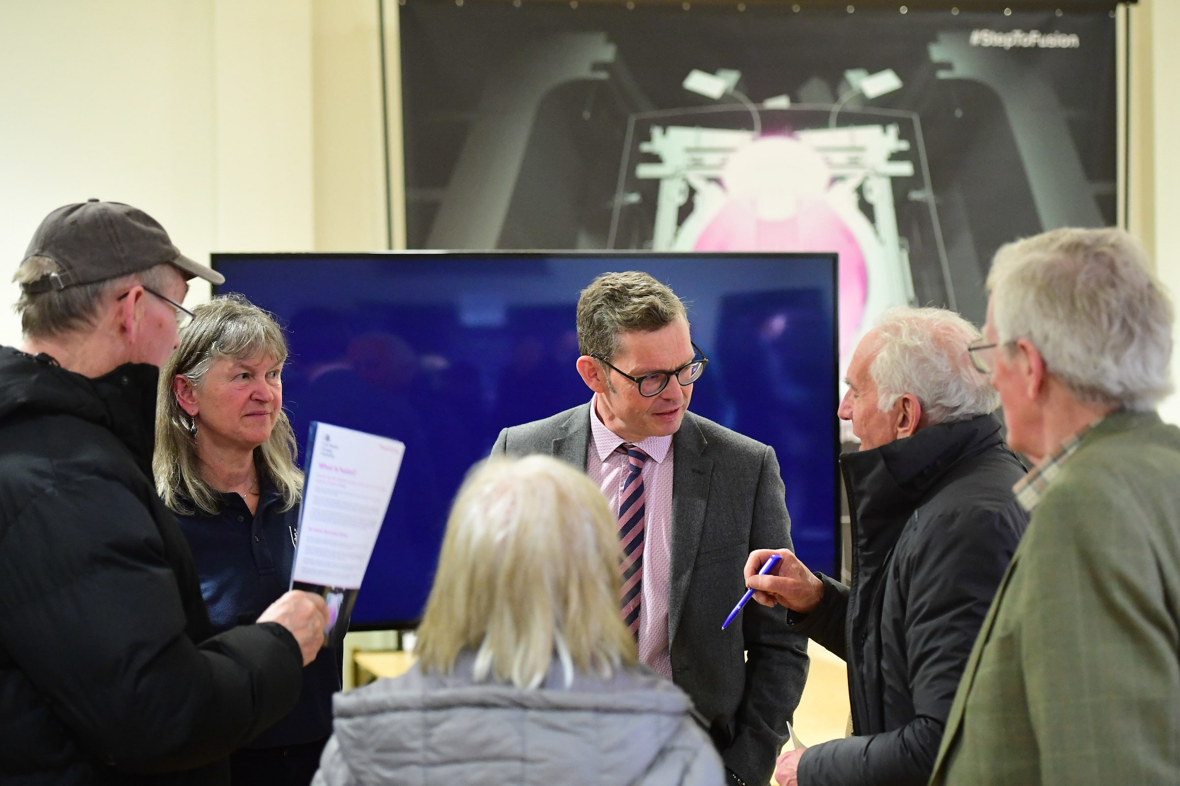 Online tool launched at community event by UK Atomic Energy Authority with Dr Caroline Livingstone and Dr James Cowan - Image Credit: UK Atomic Energy Authority